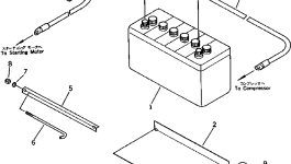АккумуляторВ 12V 75AH M711045080100 Komatsu
