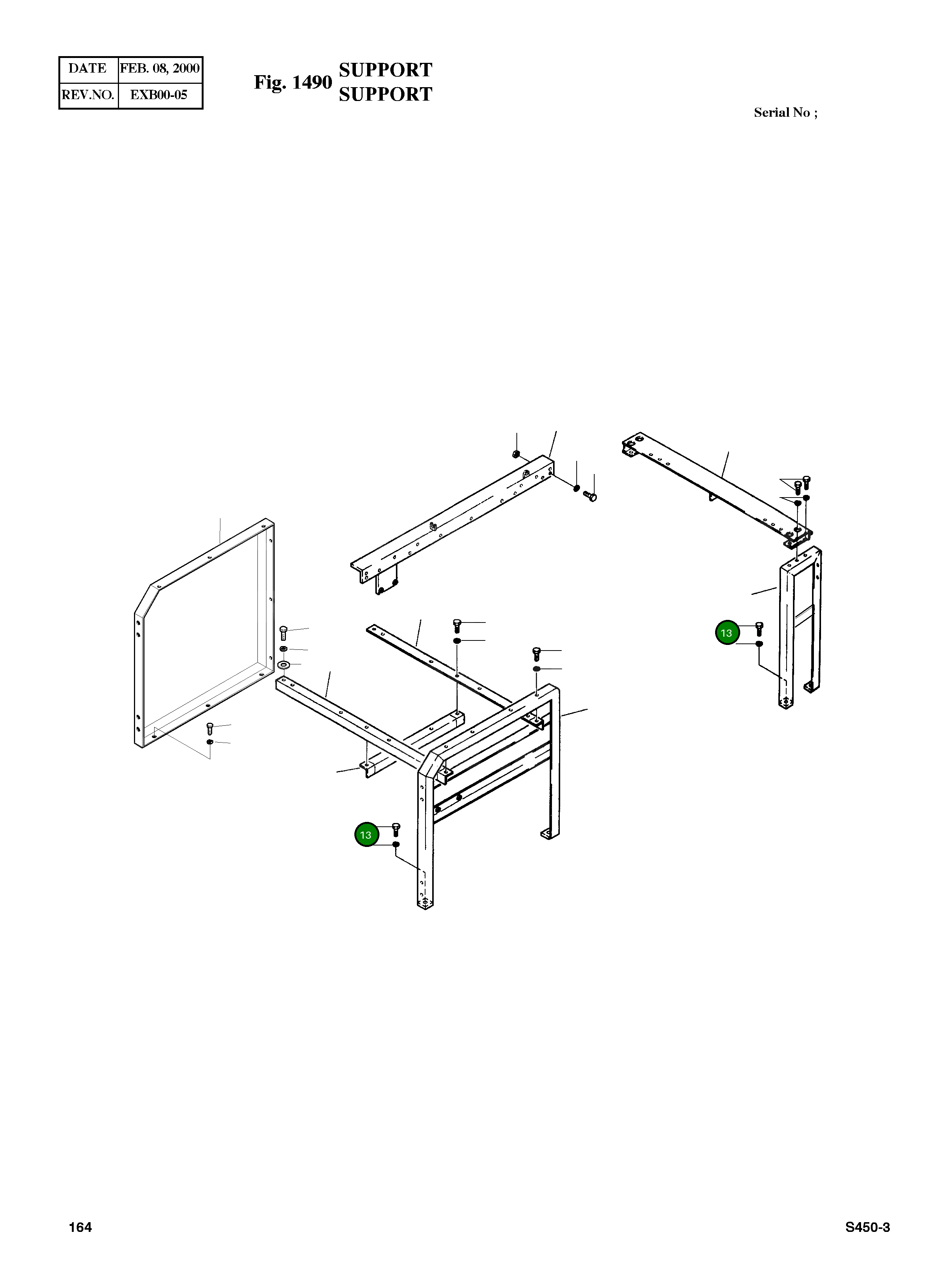 Болт M16X2.0X30 S0521251 Komatsu