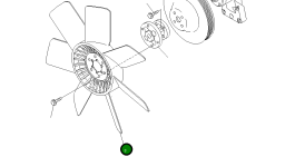 Вентилятор охлаждения 600-623-6580 Komatsu
