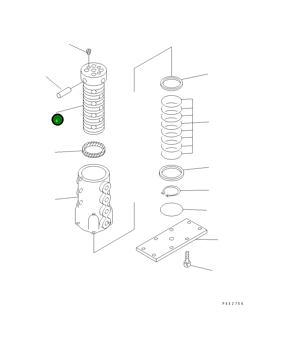 Вал 703-05-92220 Komatsu