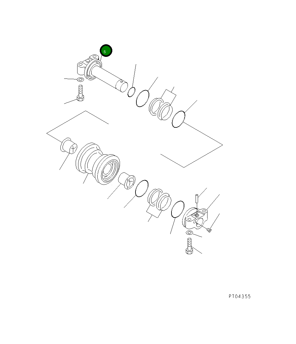 Вал 201-30-64350 Komatsu