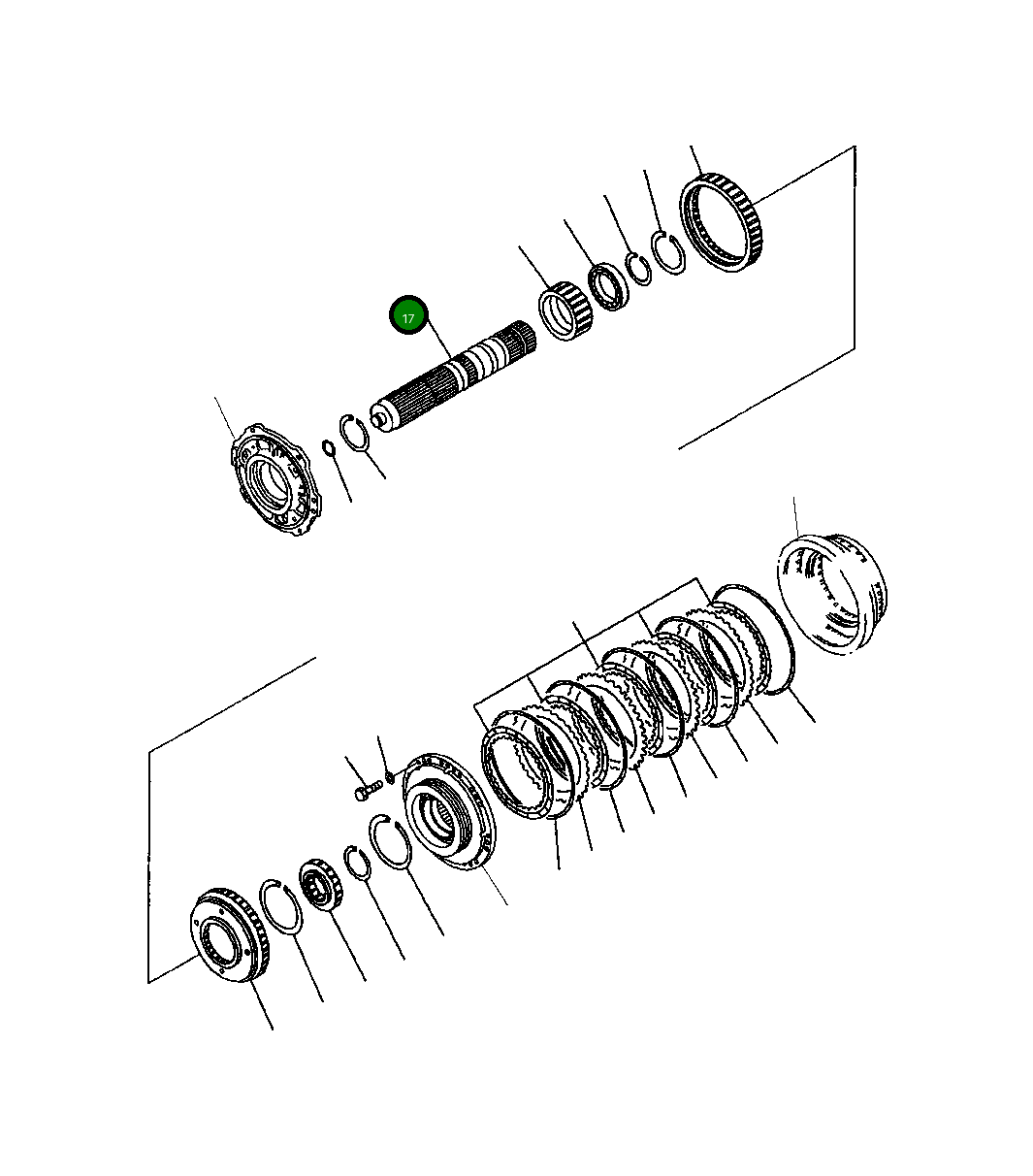 Вал 428-15-12120 Komatsu