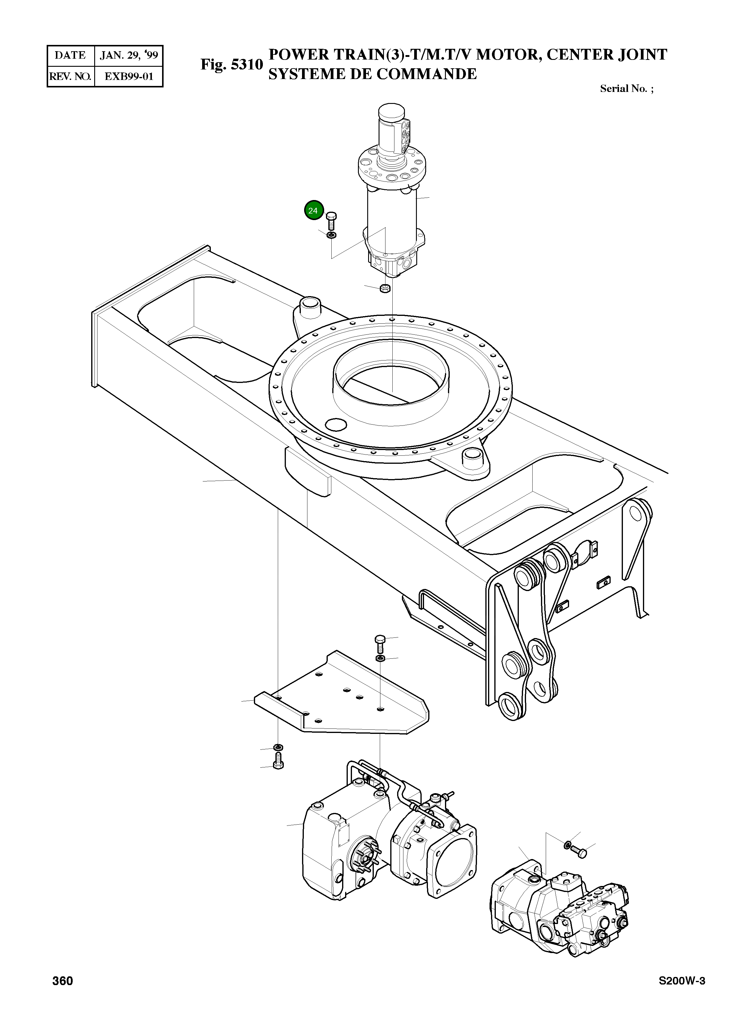 Болт M16X2.0X40 S0521461 Komatsu