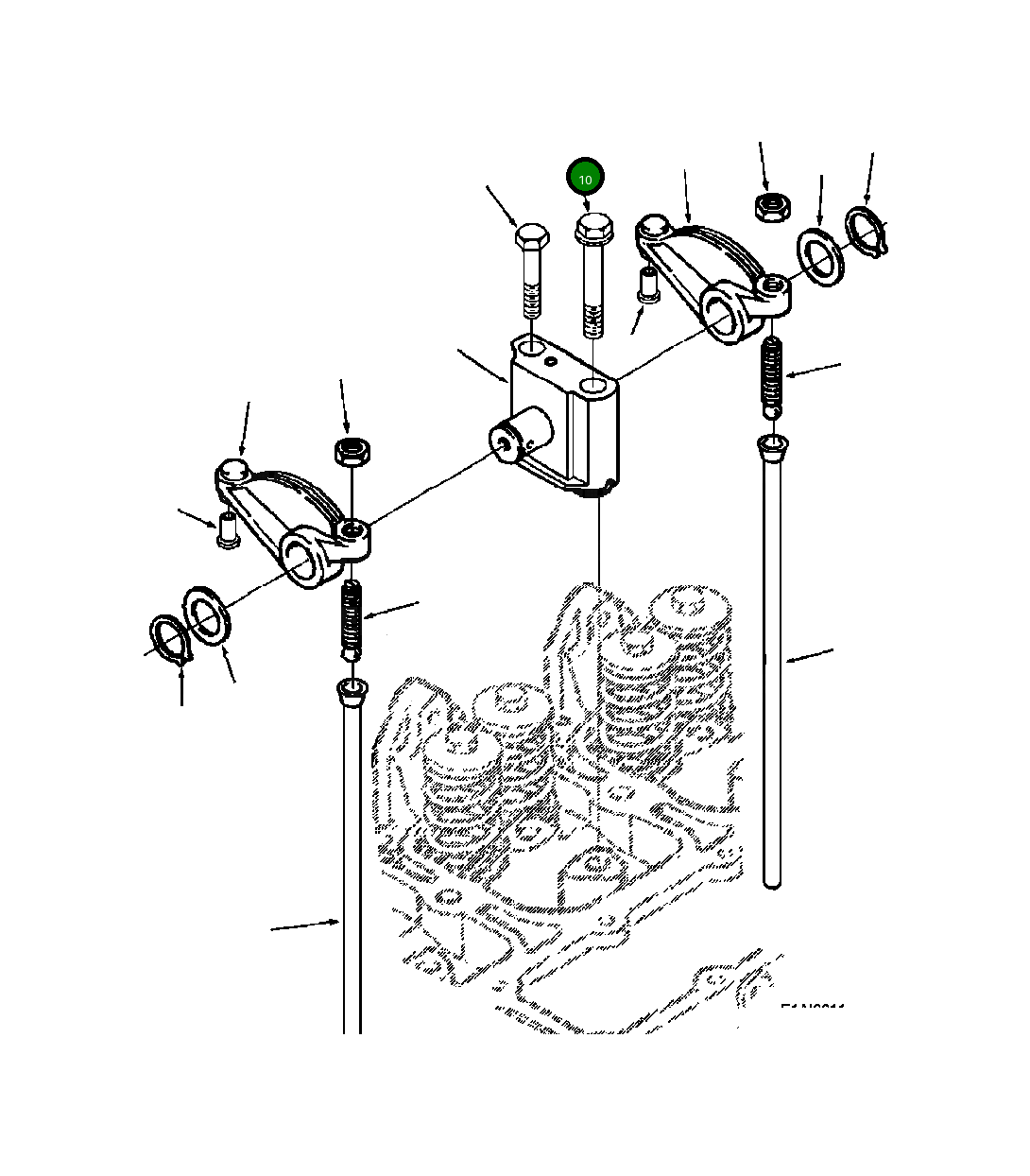 Болт, (M8x1.25x75) 1240 244 H2 Komatsu