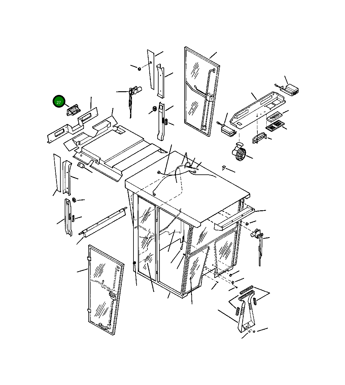 Вентиляция 1436 773 H1 Komatsu