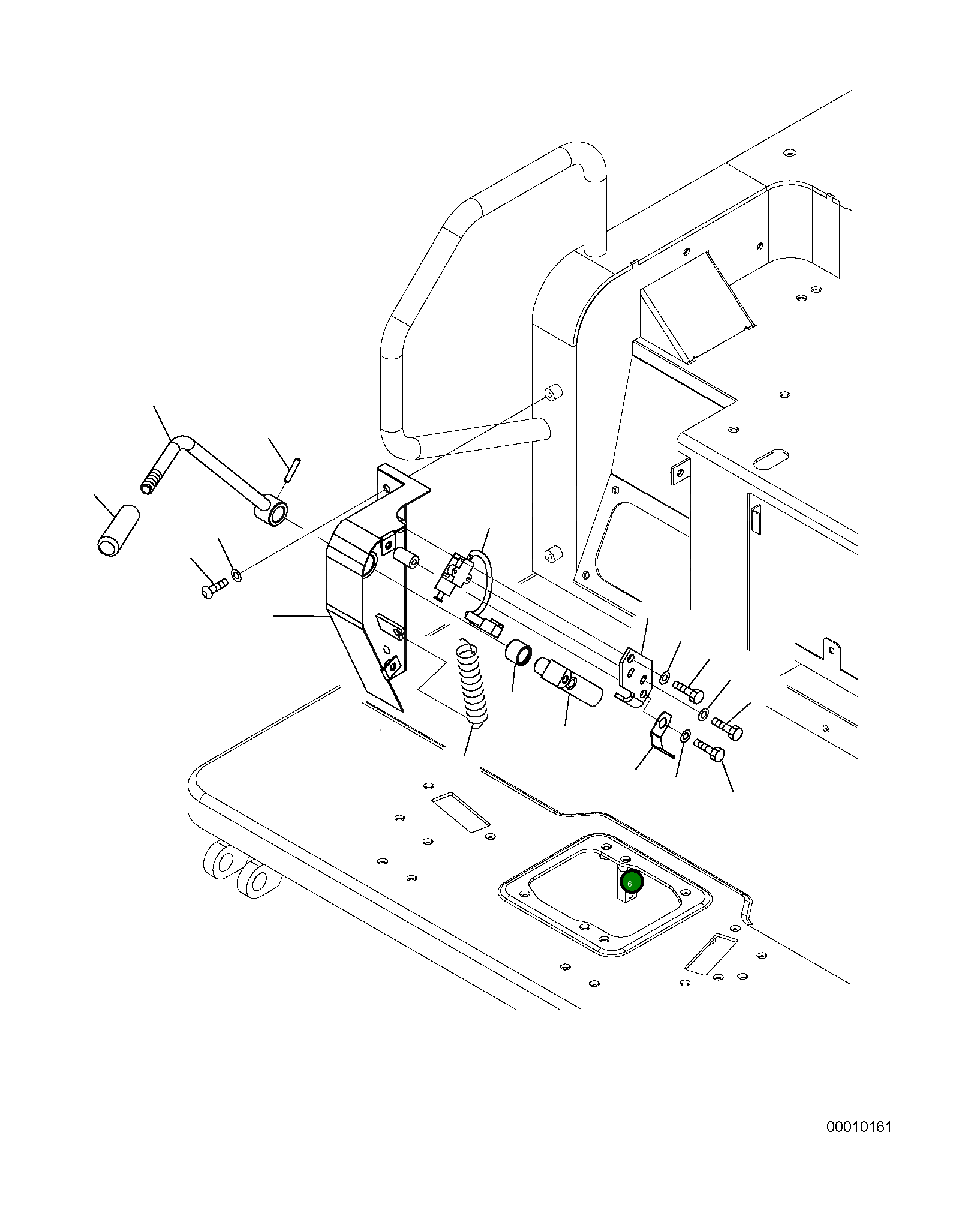 Вал 22M-43-R1161 Komatsu