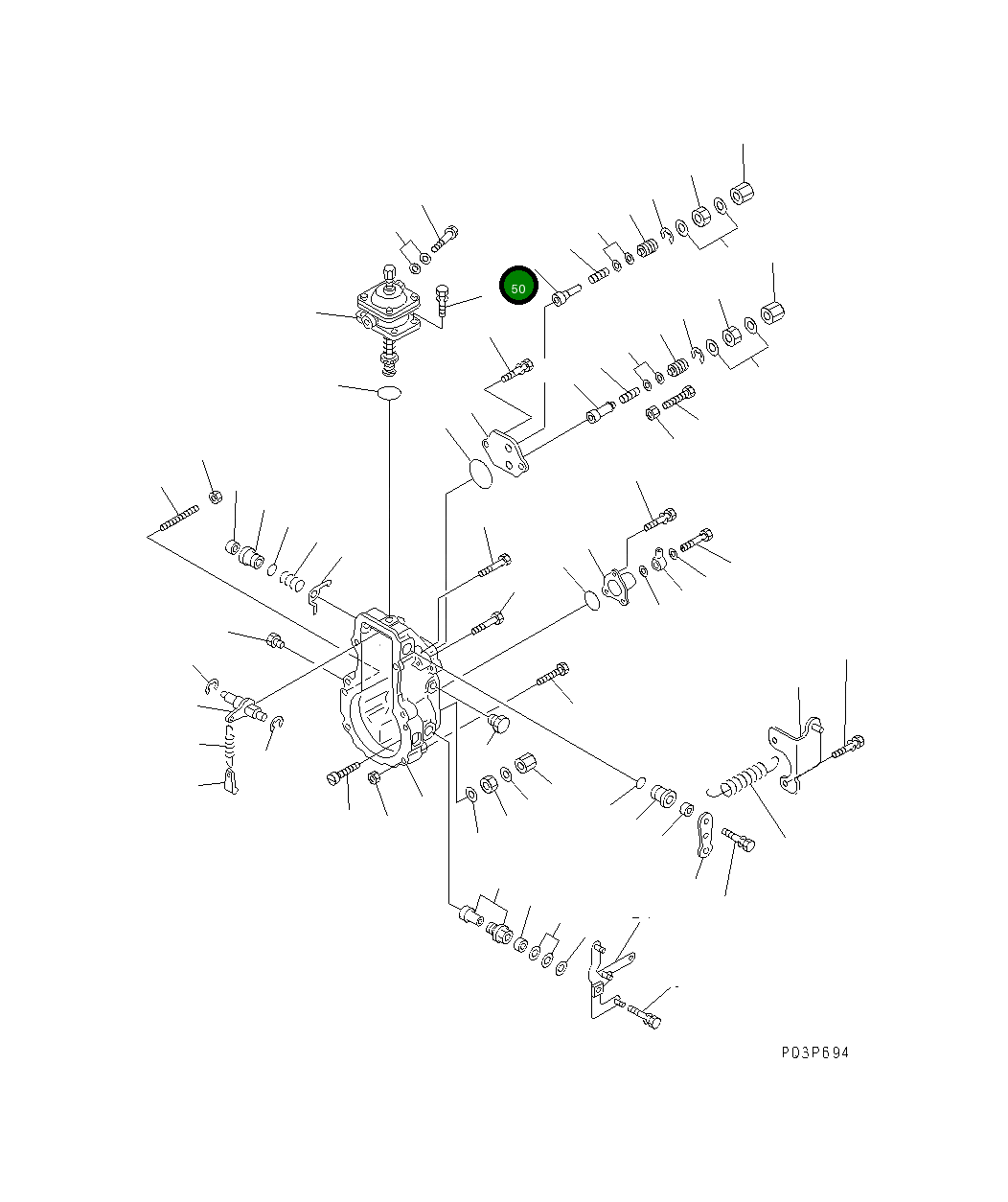 Адаптер ND090919-0591 Komatsu