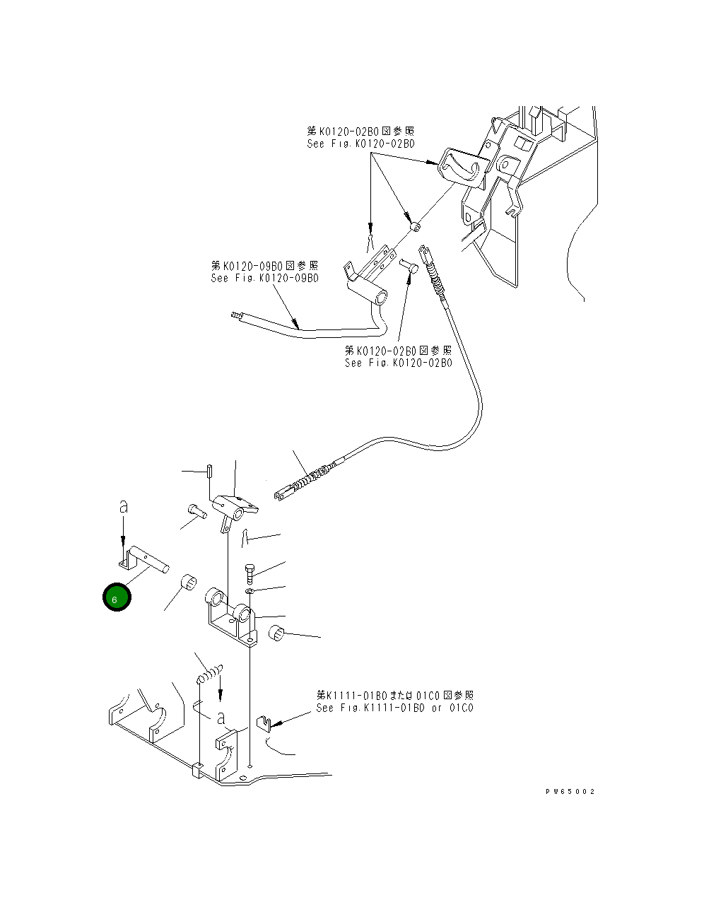 Вал 22K-43-18261 Komatsu