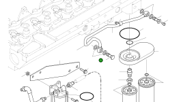 Болт-банджо CU3924725 Komatsu