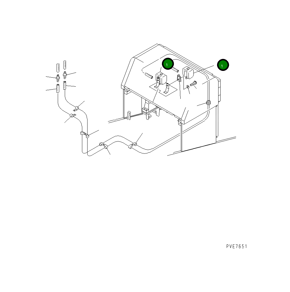 Бак 421-07-15160 Komatsu