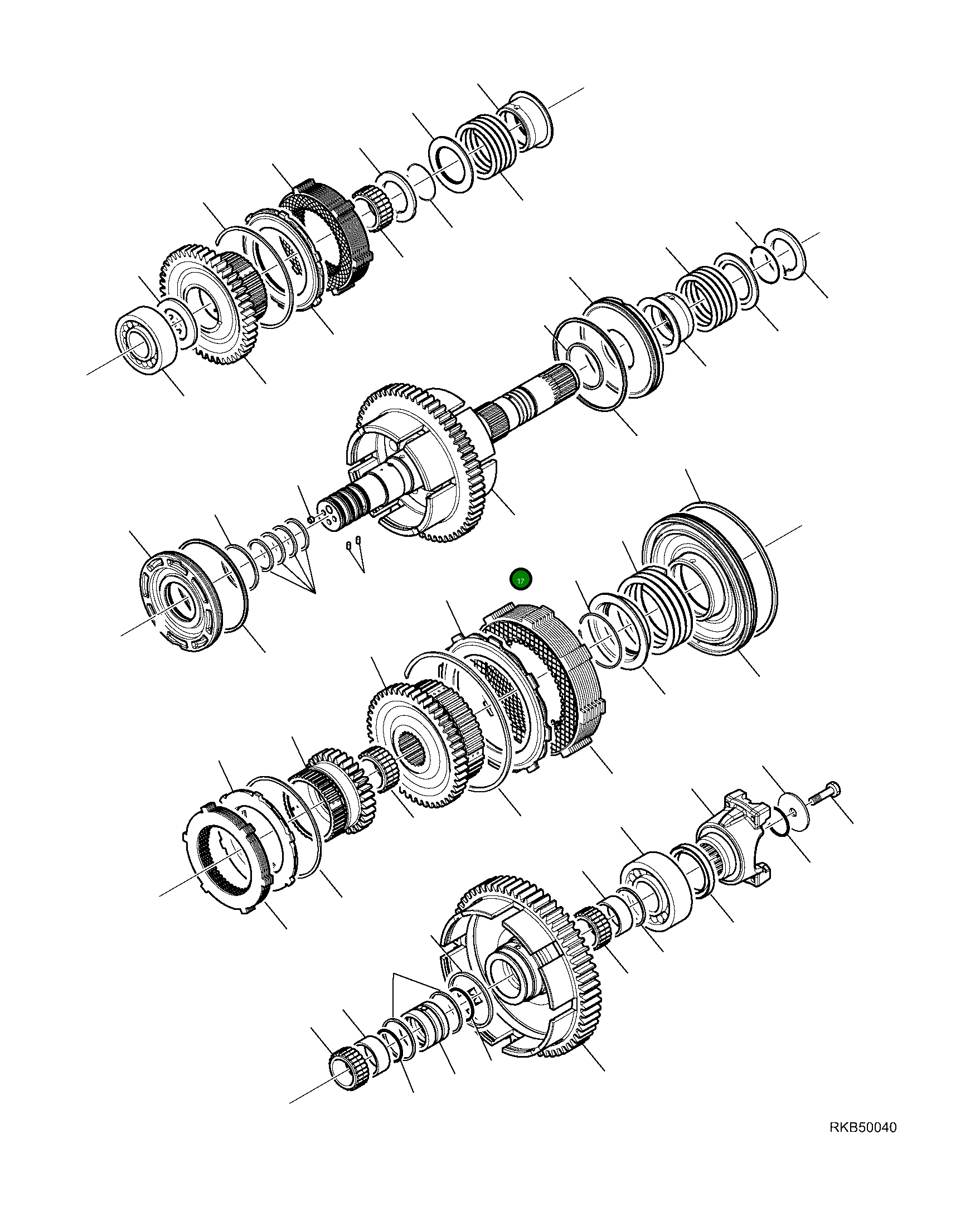 Вал CA0148669 Komatsu