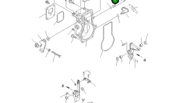 Вал YM129155-61490 Komatsu