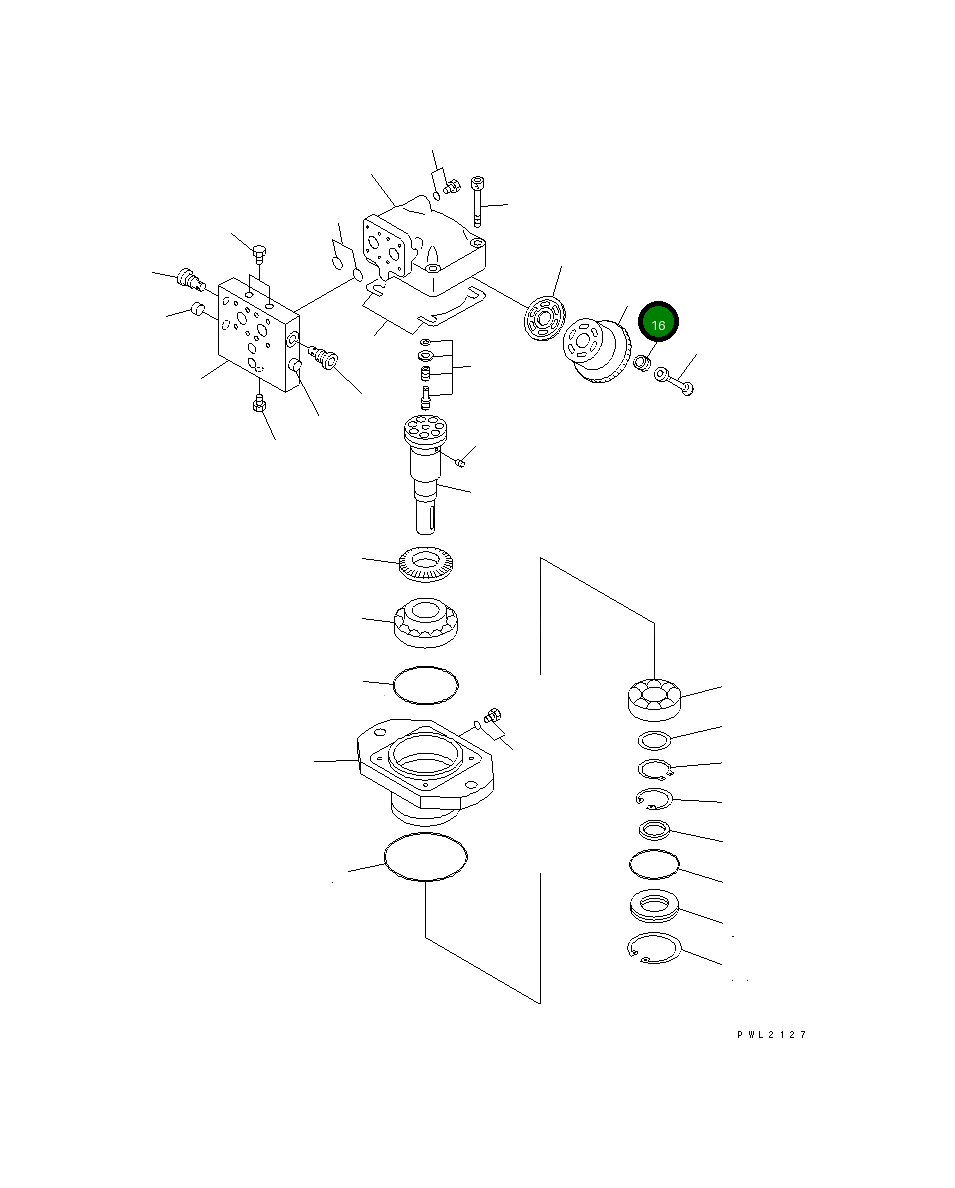 Барабан 21P-60-K4840 Komatsu