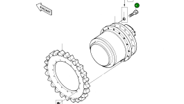 Болт M24X3.0X90 S0575151 Komatsu