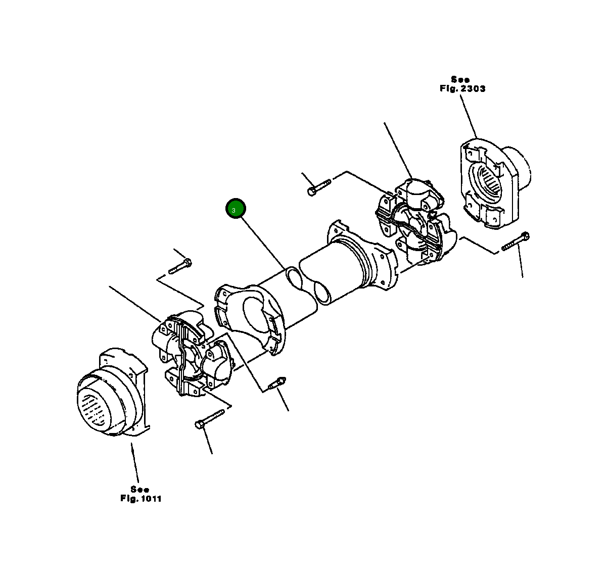Вал 561-20-63200 Komatsu