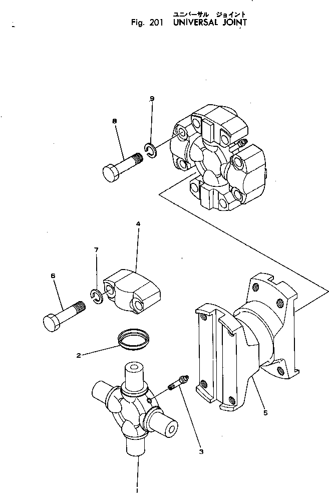 Вал 125-11-21320 Komatsu