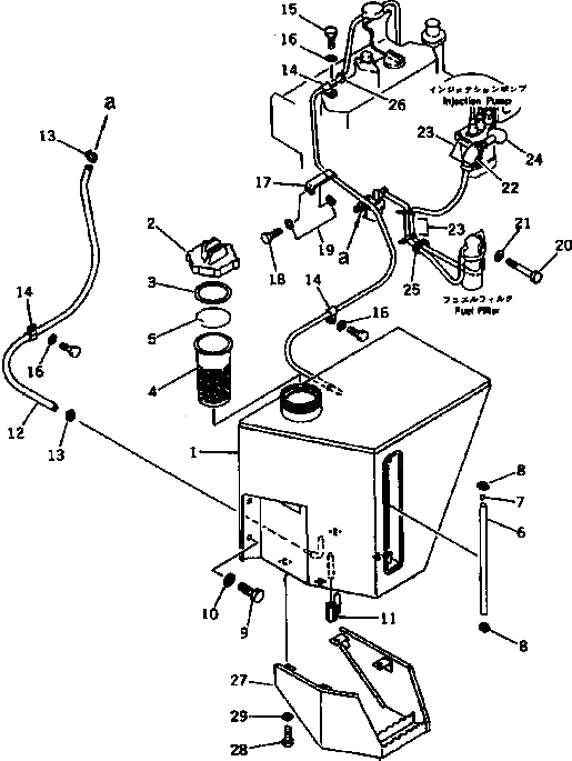 Бак 362-04-21110 Komatsu