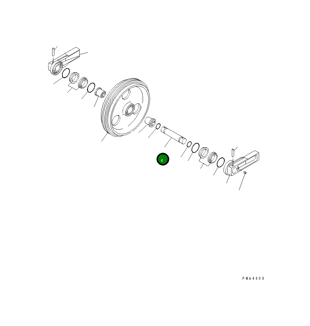 Вал 203-30-52141 Komatsu