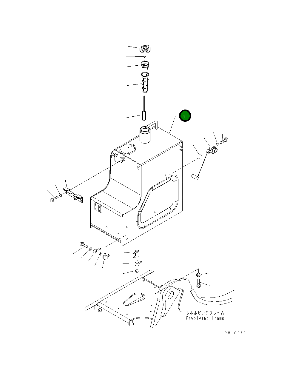 Бак 22U-04-21310YN Komatsu