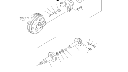 Вилка 20Y-30-29110 Komatsu