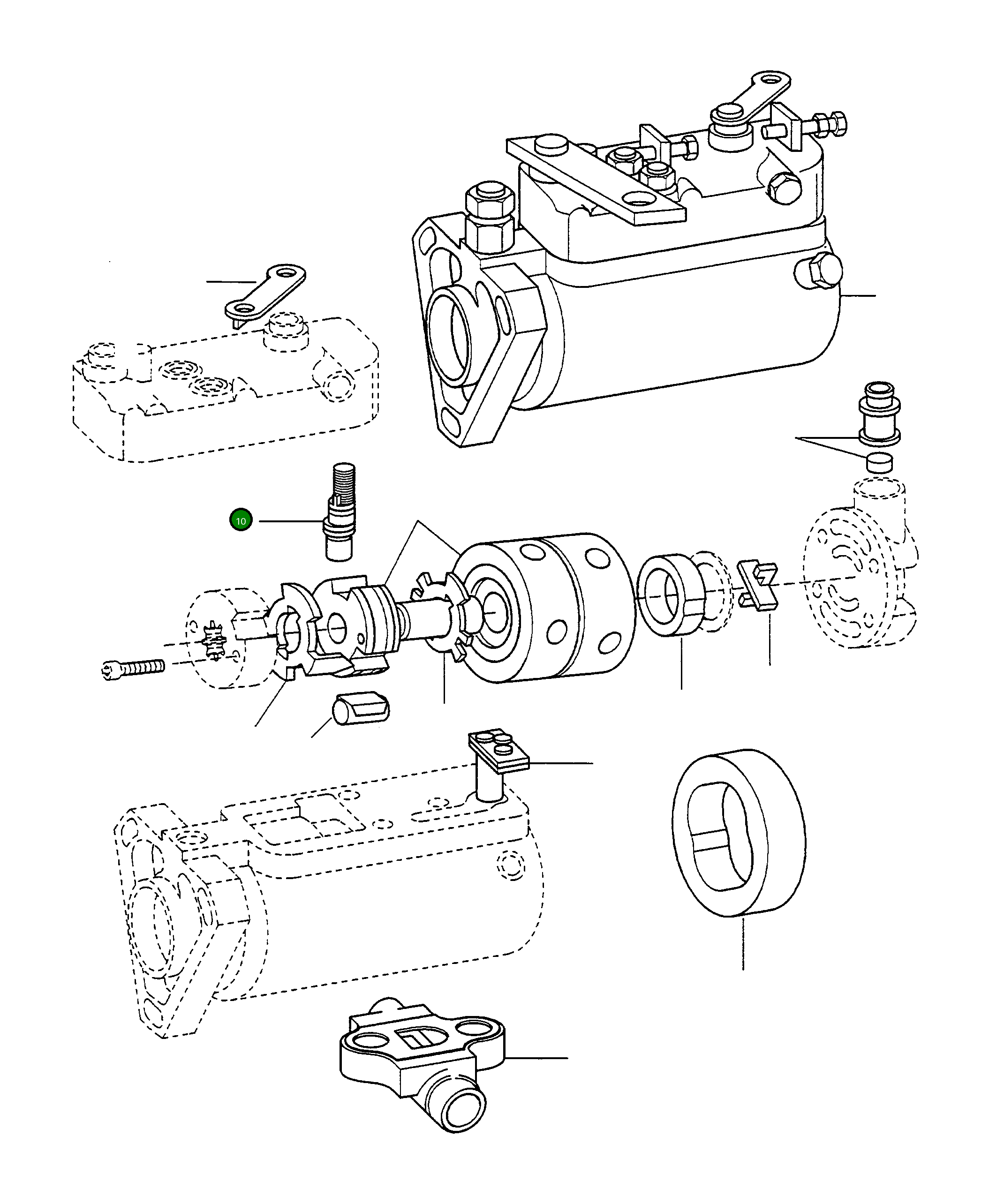 Вал 4917253M1 Komatsu