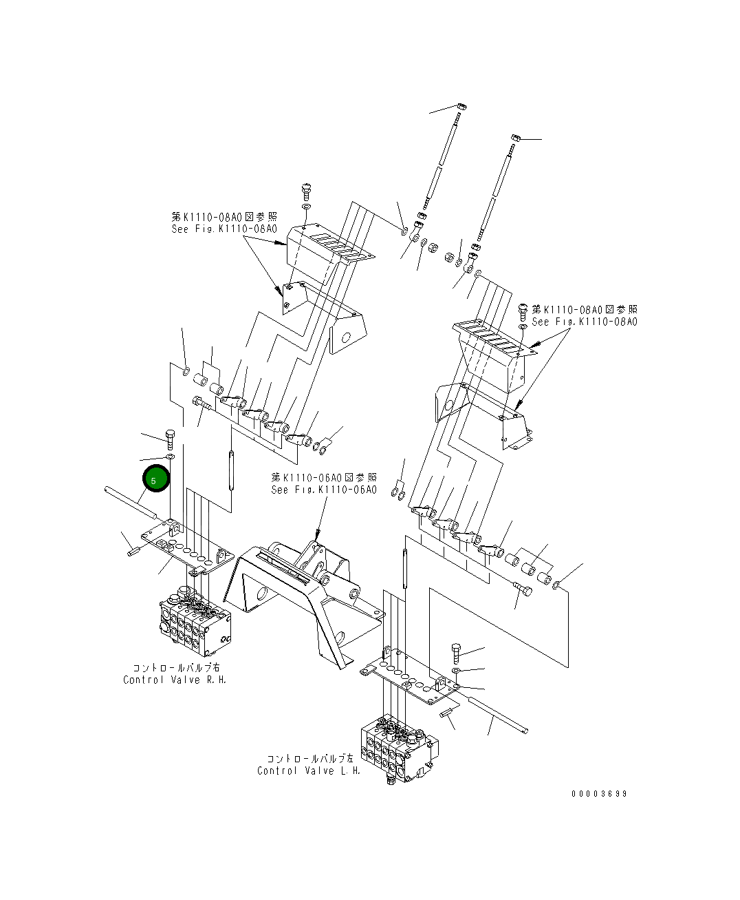 Вал 23B-43-35650 Komatsu