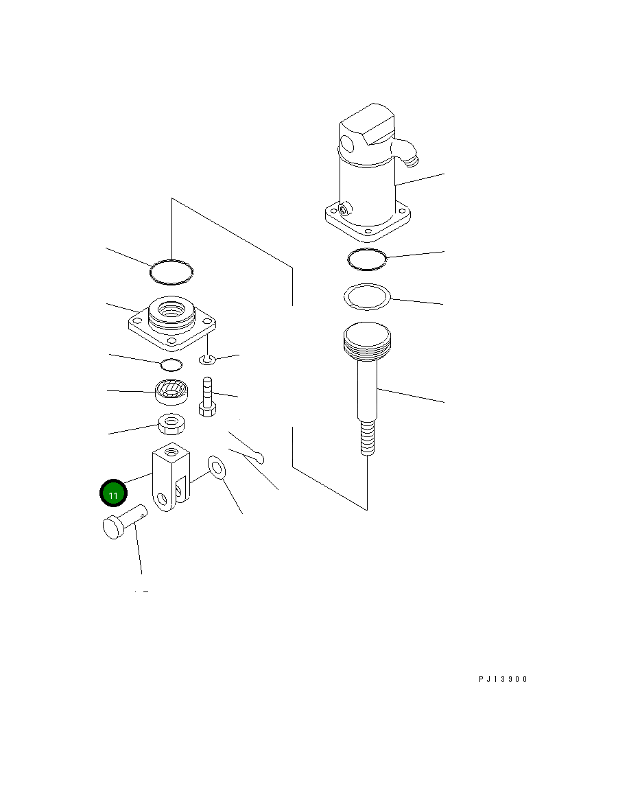 Вилка 175-916-5150 Komatsu