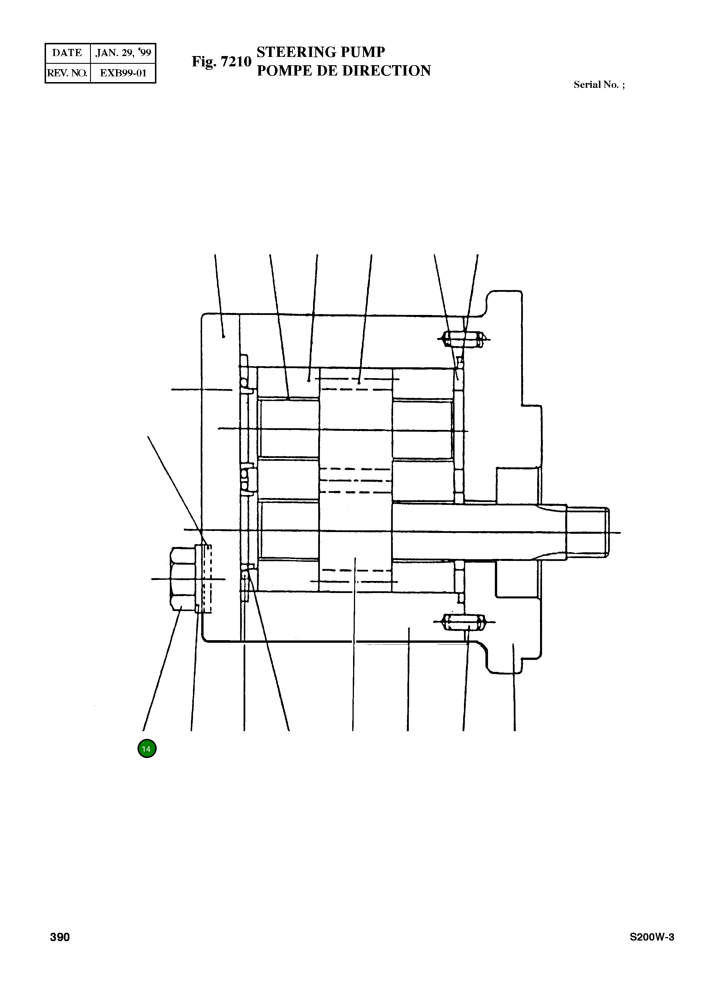 Болт M10X110L 1303030691 Komatsu