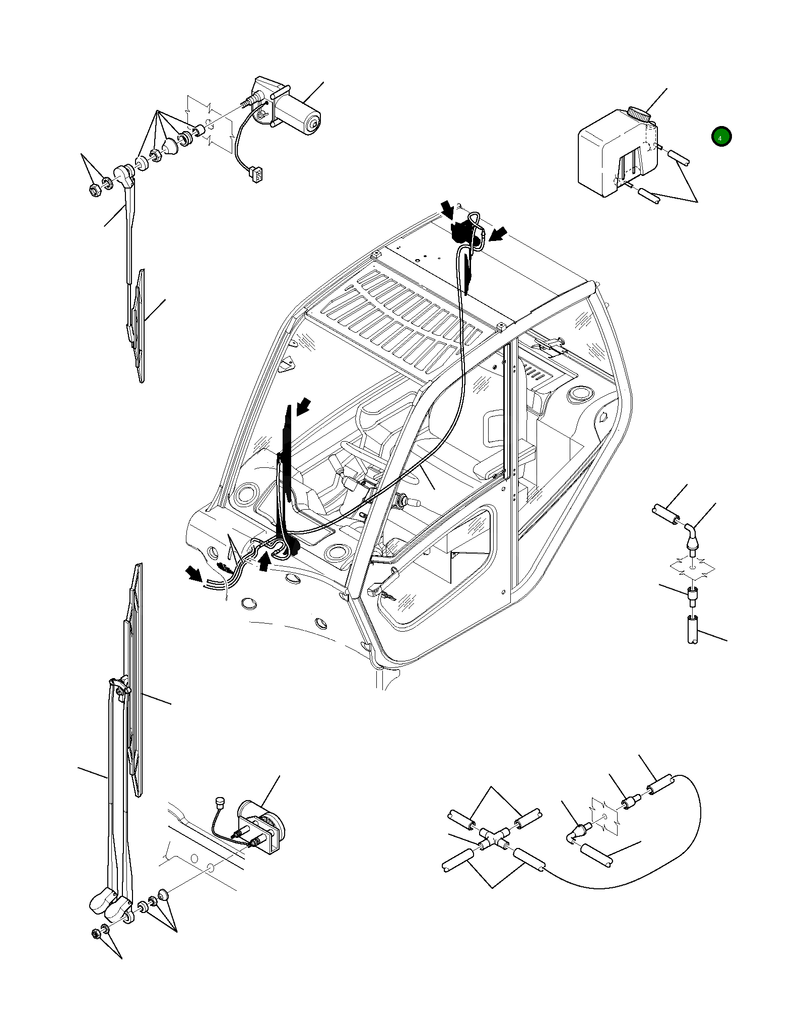 Бак 395-56-13370 Komatsu