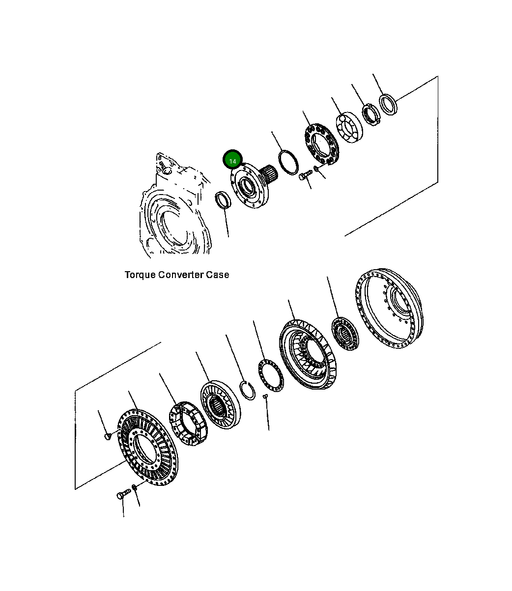 Вал 428-13-12521 Komatsu