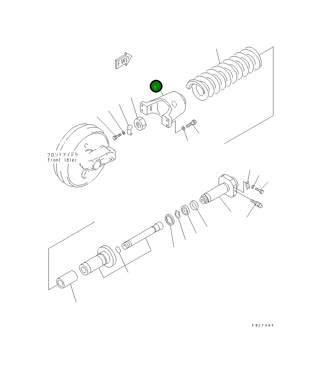 Вилка 207-30-54111 Komatsu