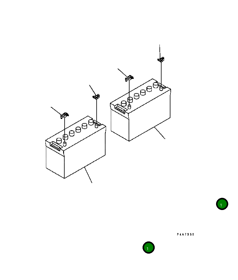 Аккумулятор 124-06-51160 Komatsu