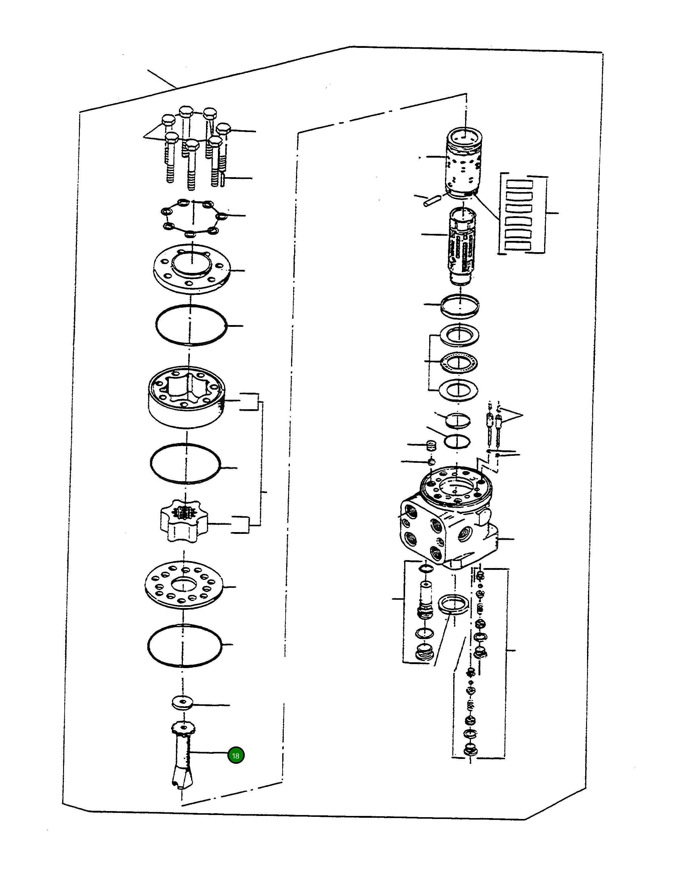 Вал 1806416M1 Komatsu