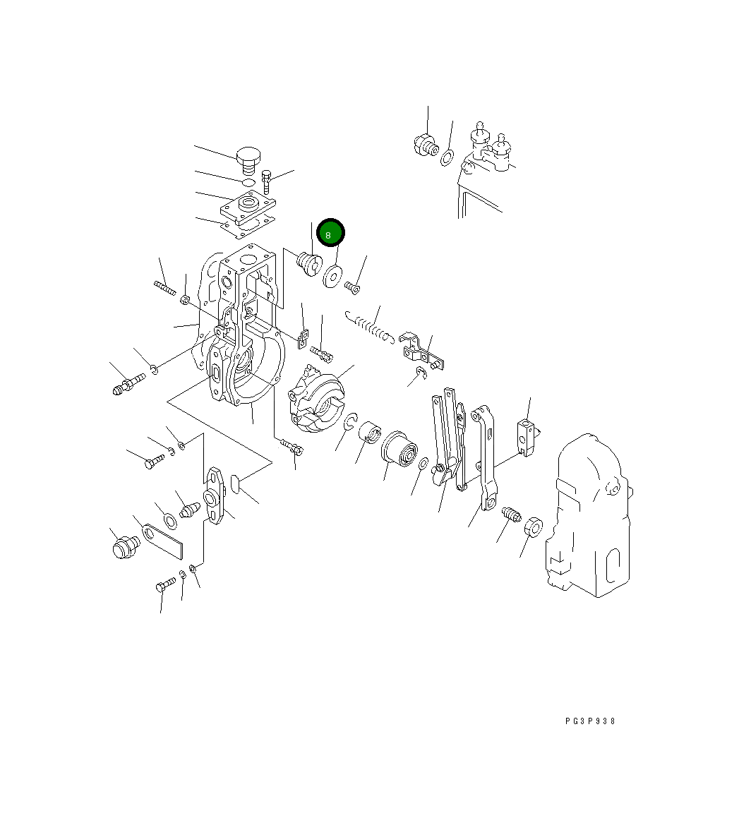 Адаптер DK154620-7900 Komatsu