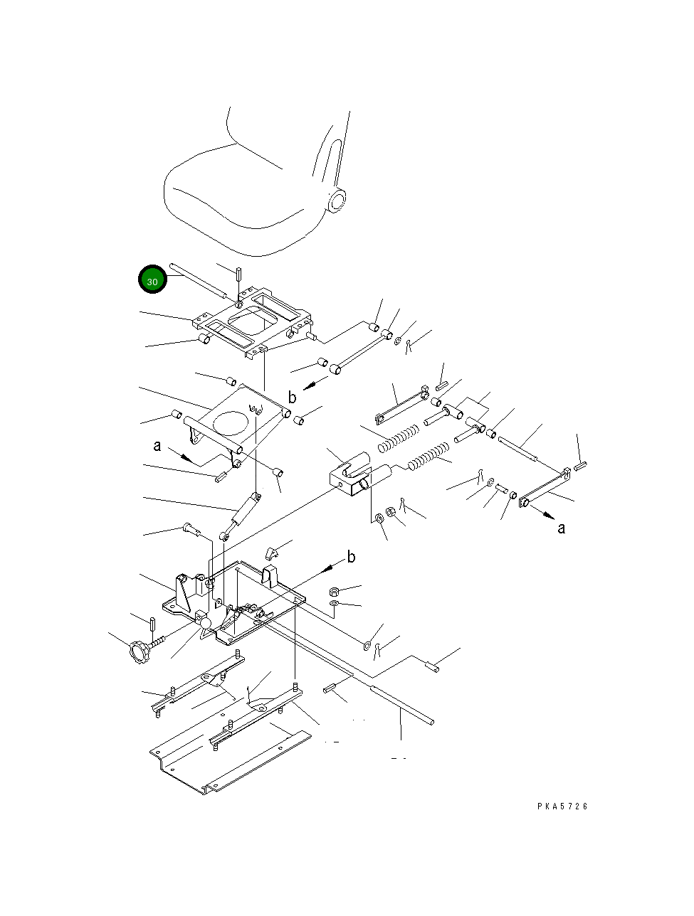 Вал 120-57-31840 Komatsu