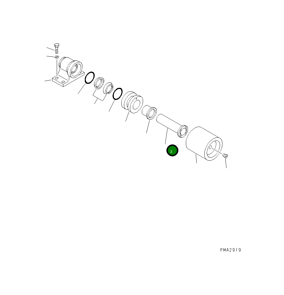 Вал 203-30-53141 Komatsu