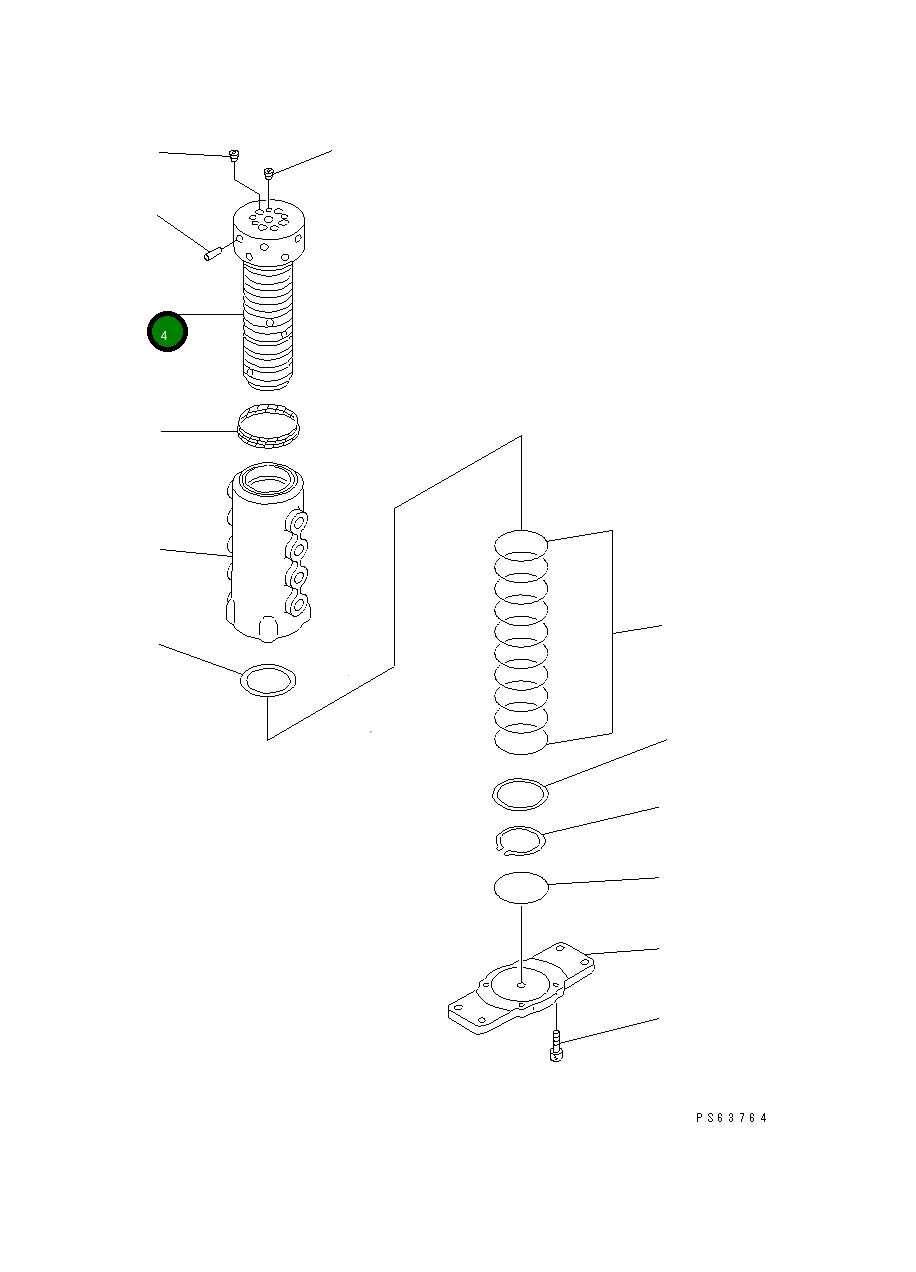 Вал 703-05-92230 Komatsu