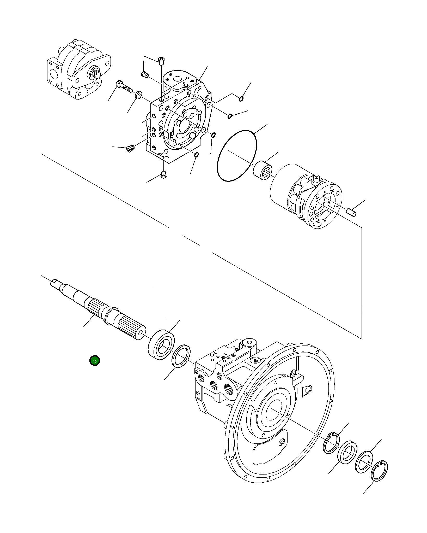 Вал 708-1L-32320 Komatsu