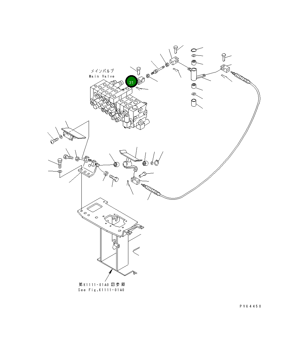 Вилка 20C-43-11320 Komatsu
