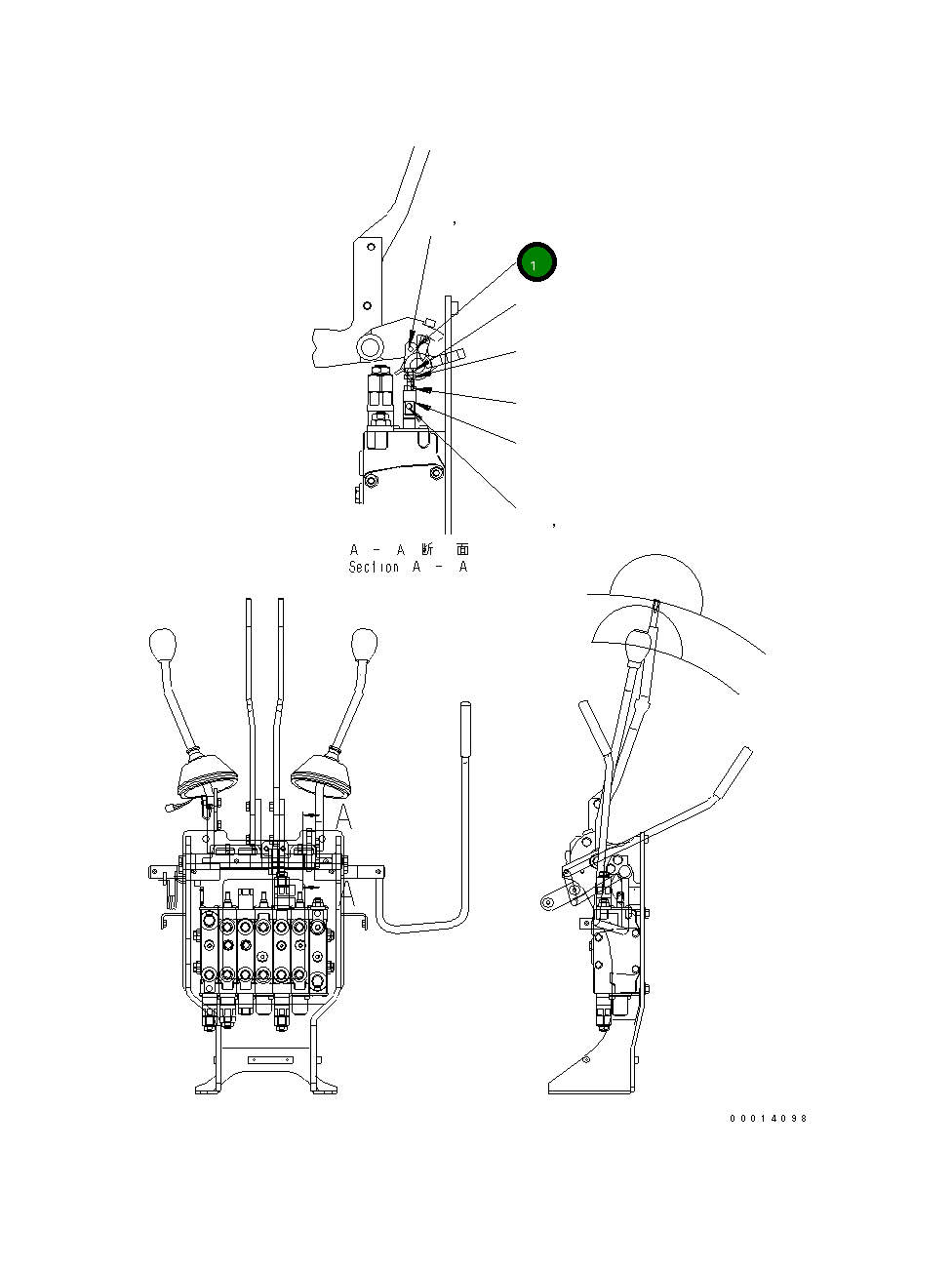 Вилка 10P-43-11150 Komatsu