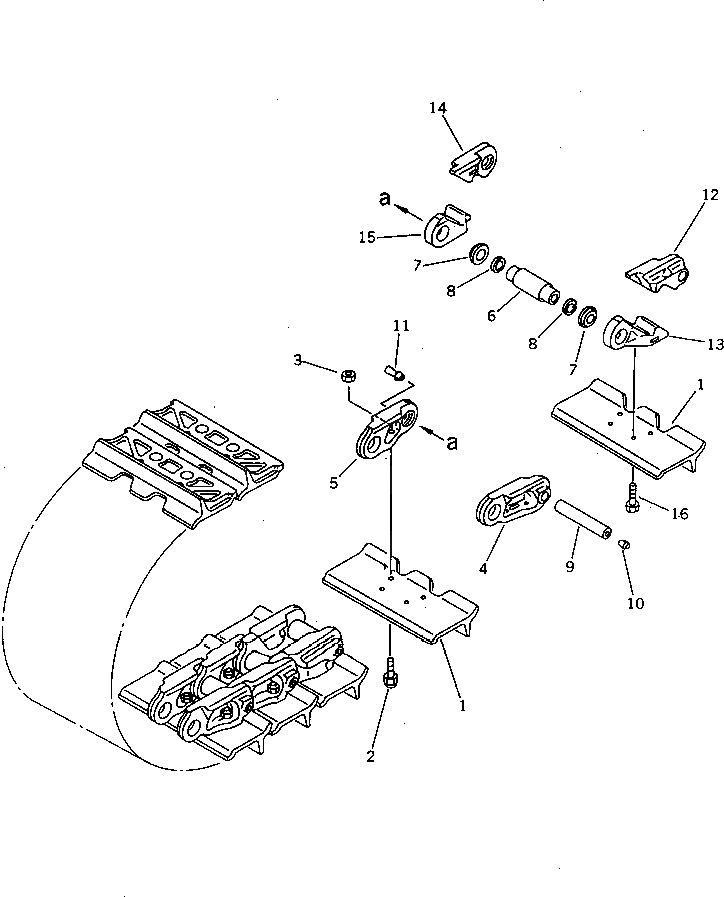Башмак 144-32-11320 Komatsu
