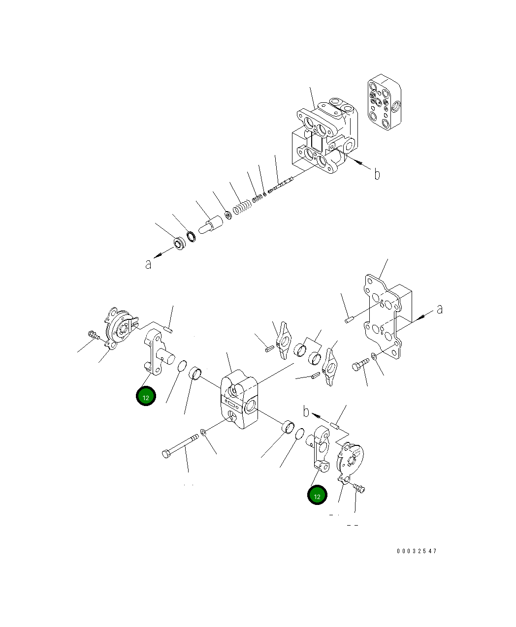 Вал 702-16-73620 Komatsu