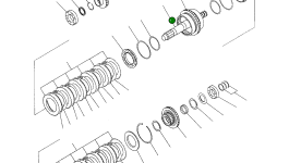 Вал 714-16-22220 Komatsu