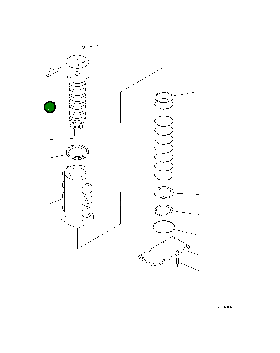 Вал 703-04-92171 Komatsu