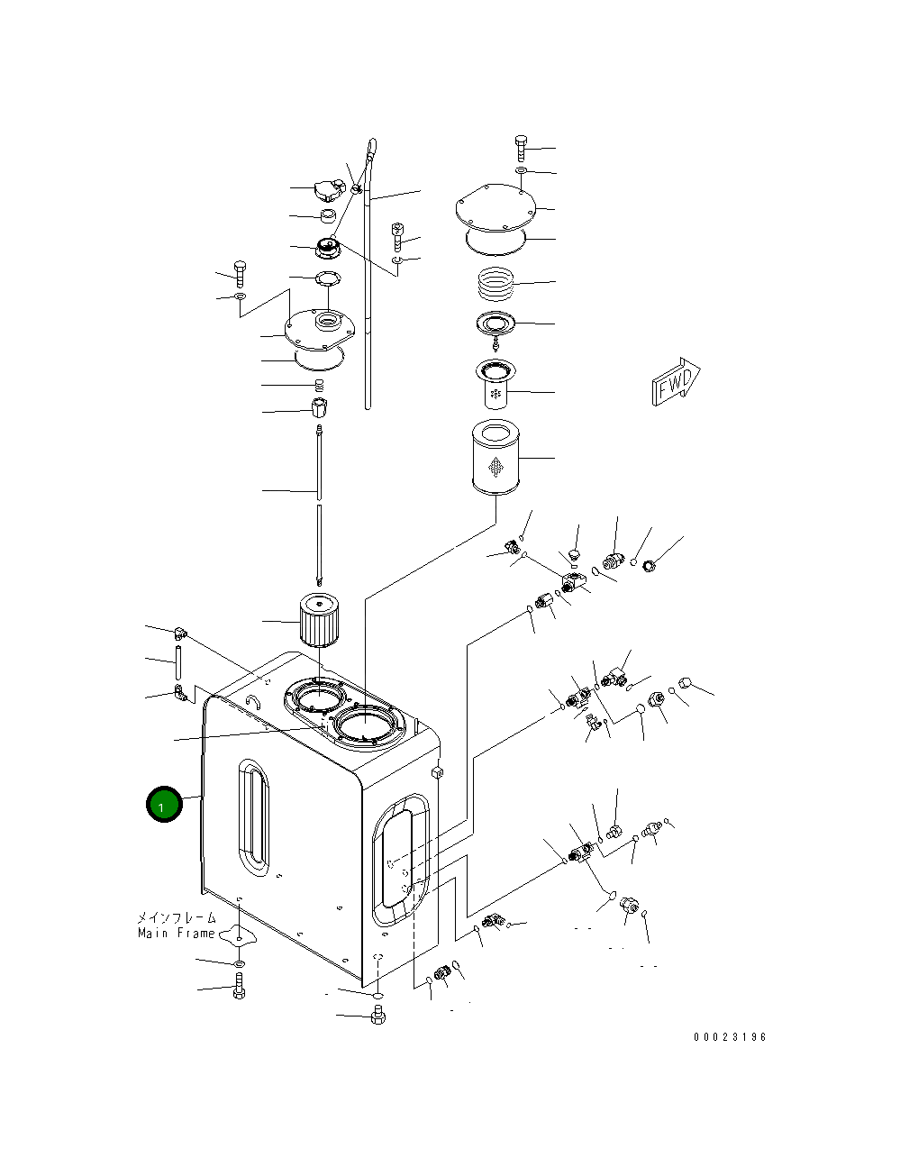 Бак 8240-60-1123 Komatsu