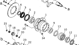 Шестерня \4\273-24-11334 Komatsu