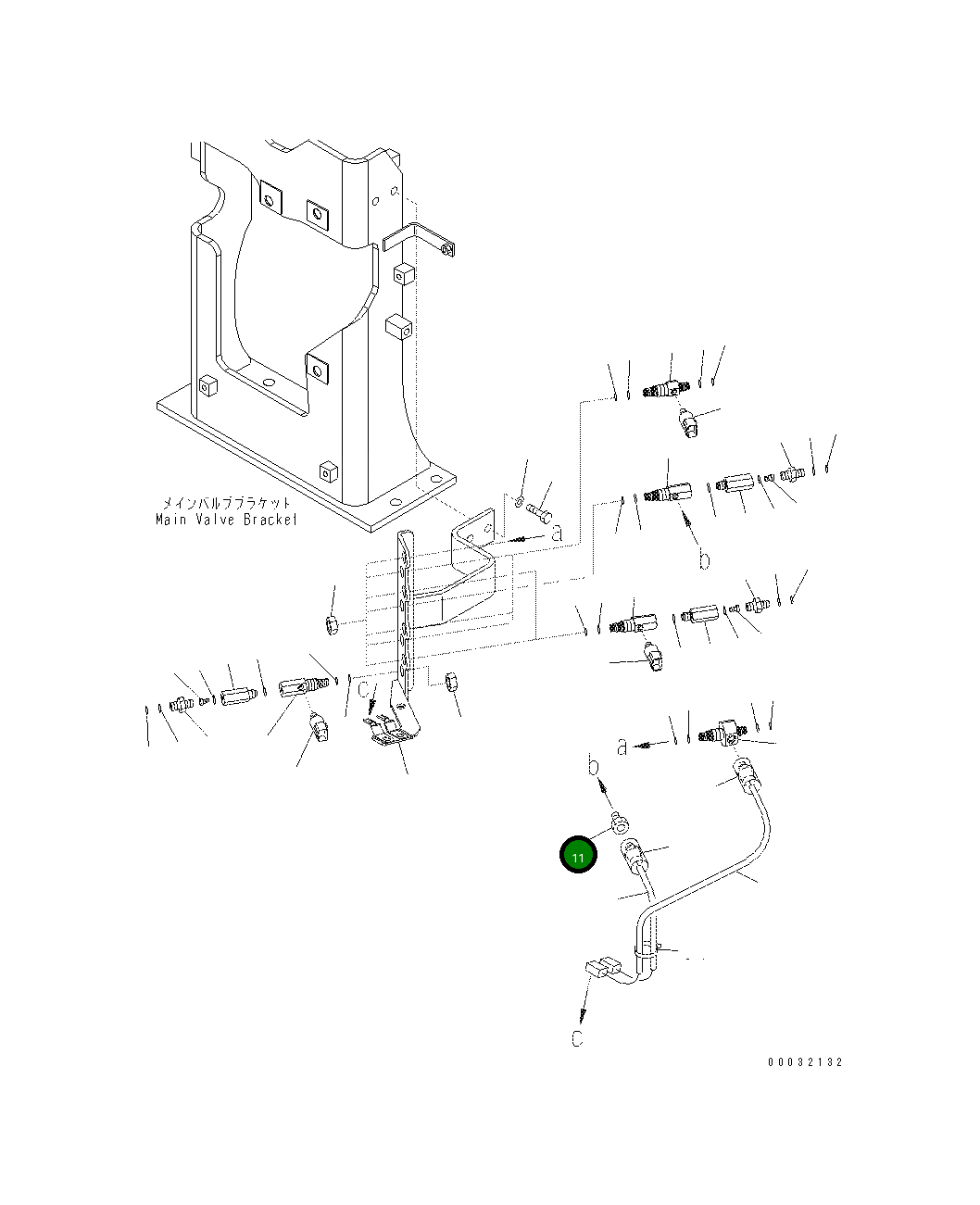 Адаптер 208-62-85150 Komatsu