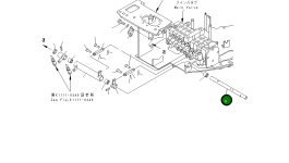 Вал 22L-43-11241 Komatsu