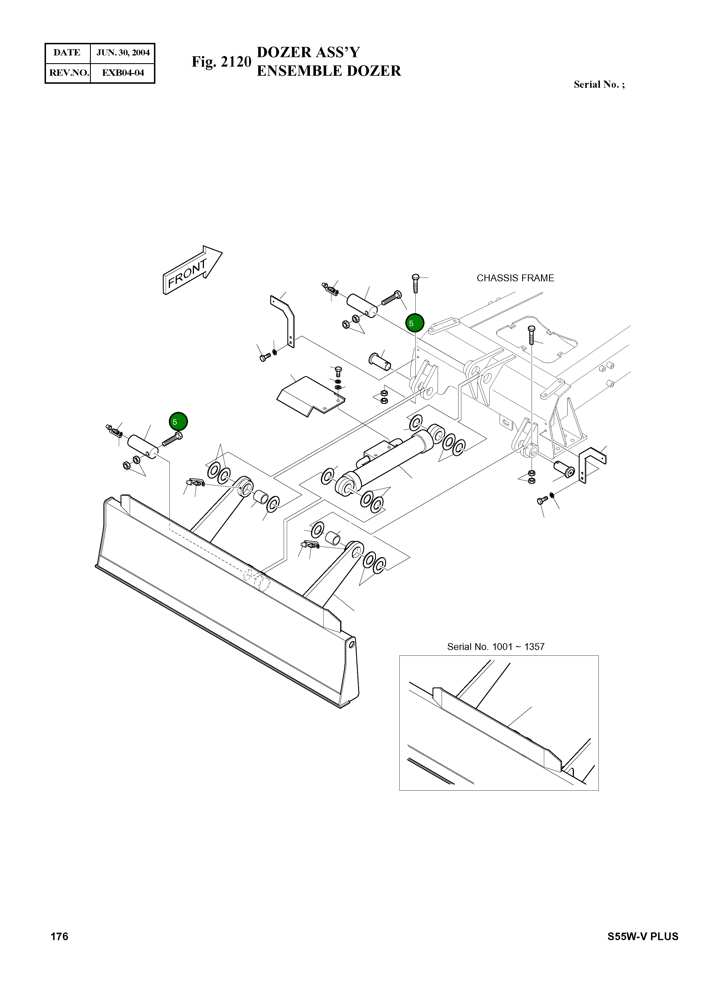 Болт M14X2.0X120 S0564353 Komatsu