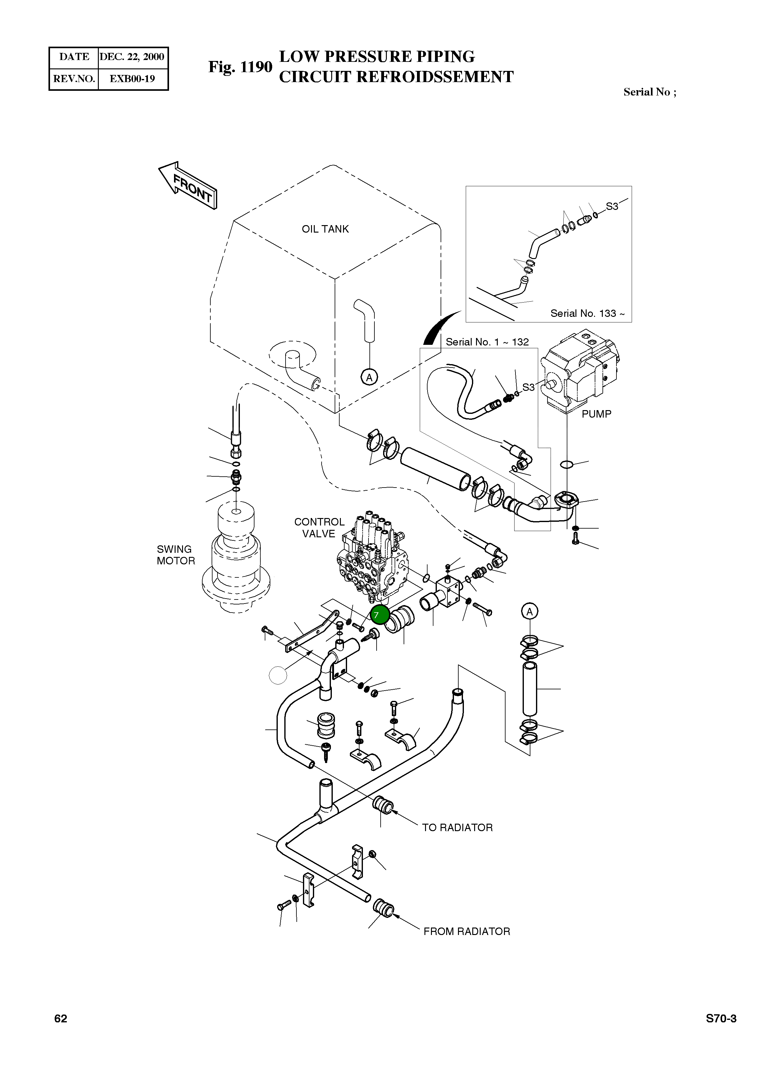 Болт M12X1.75X45 S0515553 Komatsu